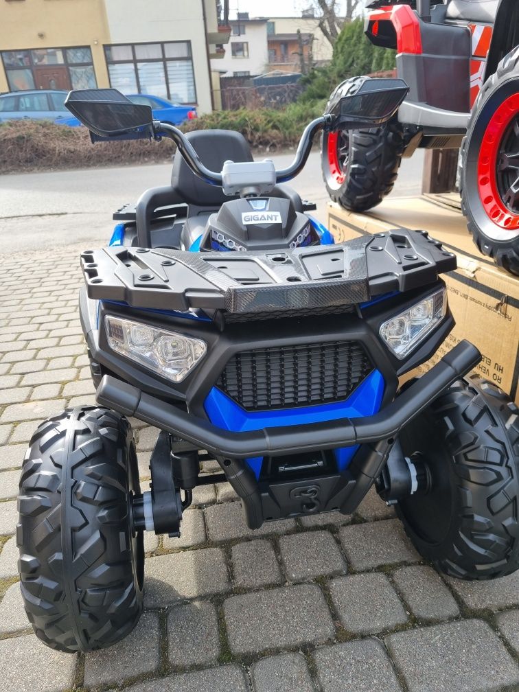 Quad na akumulator dla dzieci 4x4, pilot, Bluetooth, 4 silniki,