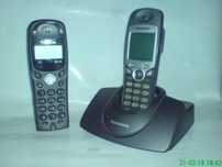 Panasonic- telefony bezprzewodowe 2szt+zasilacz+stacja bazowa