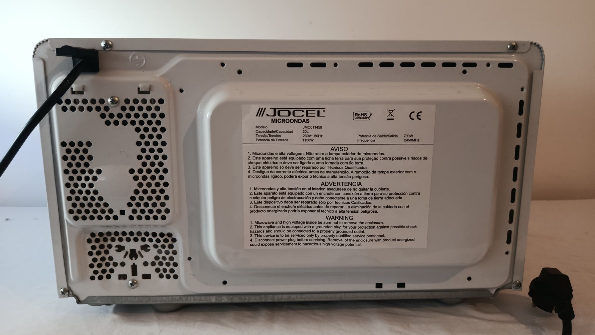 Micro-ondas Jocel 20L