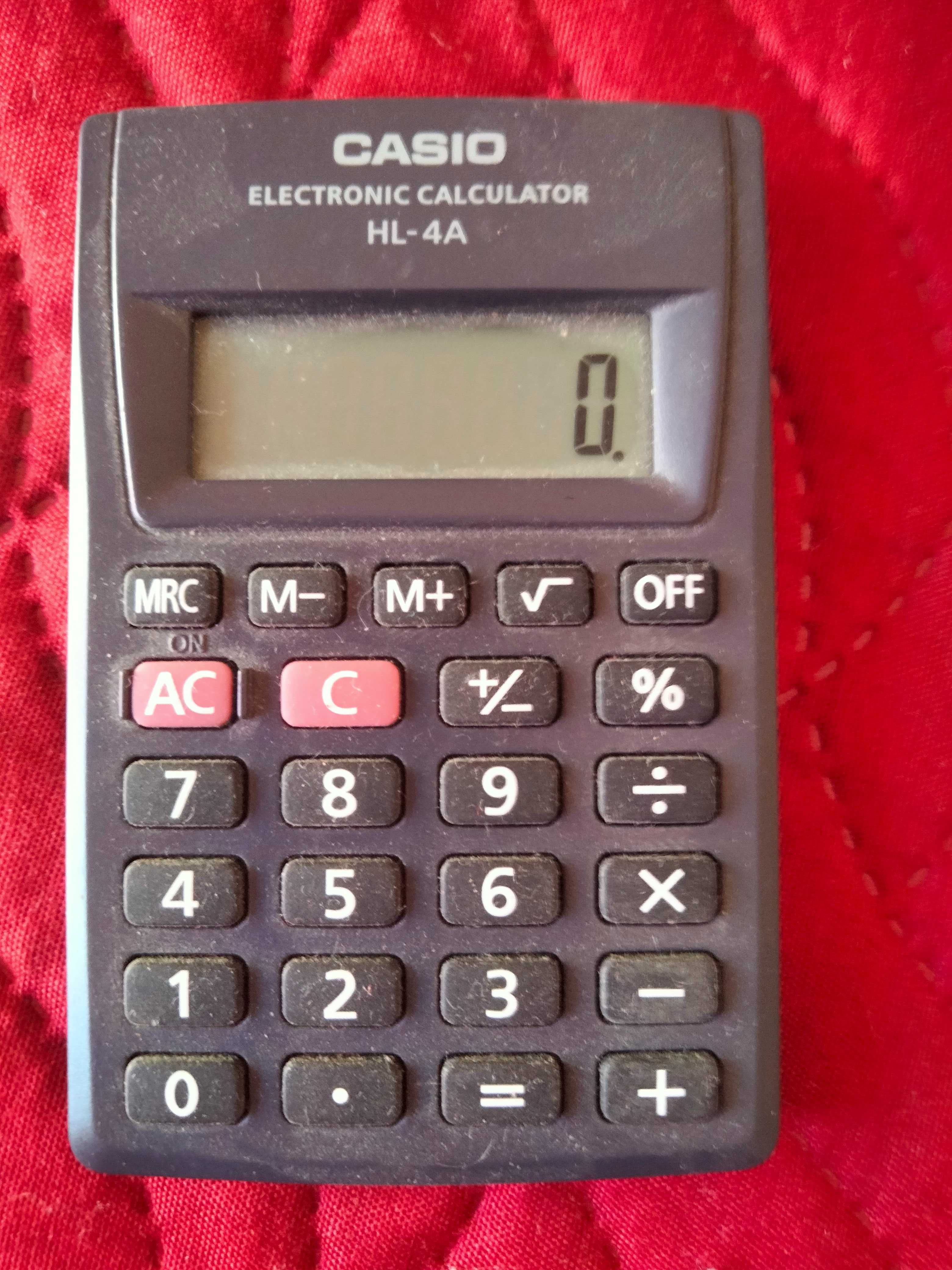Calculadoras usadas mas em funcionamento