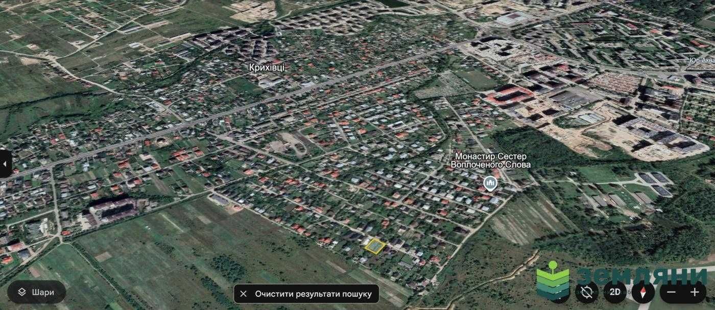Продається ділянка 12 сот під будівництво в с. Крихівці
