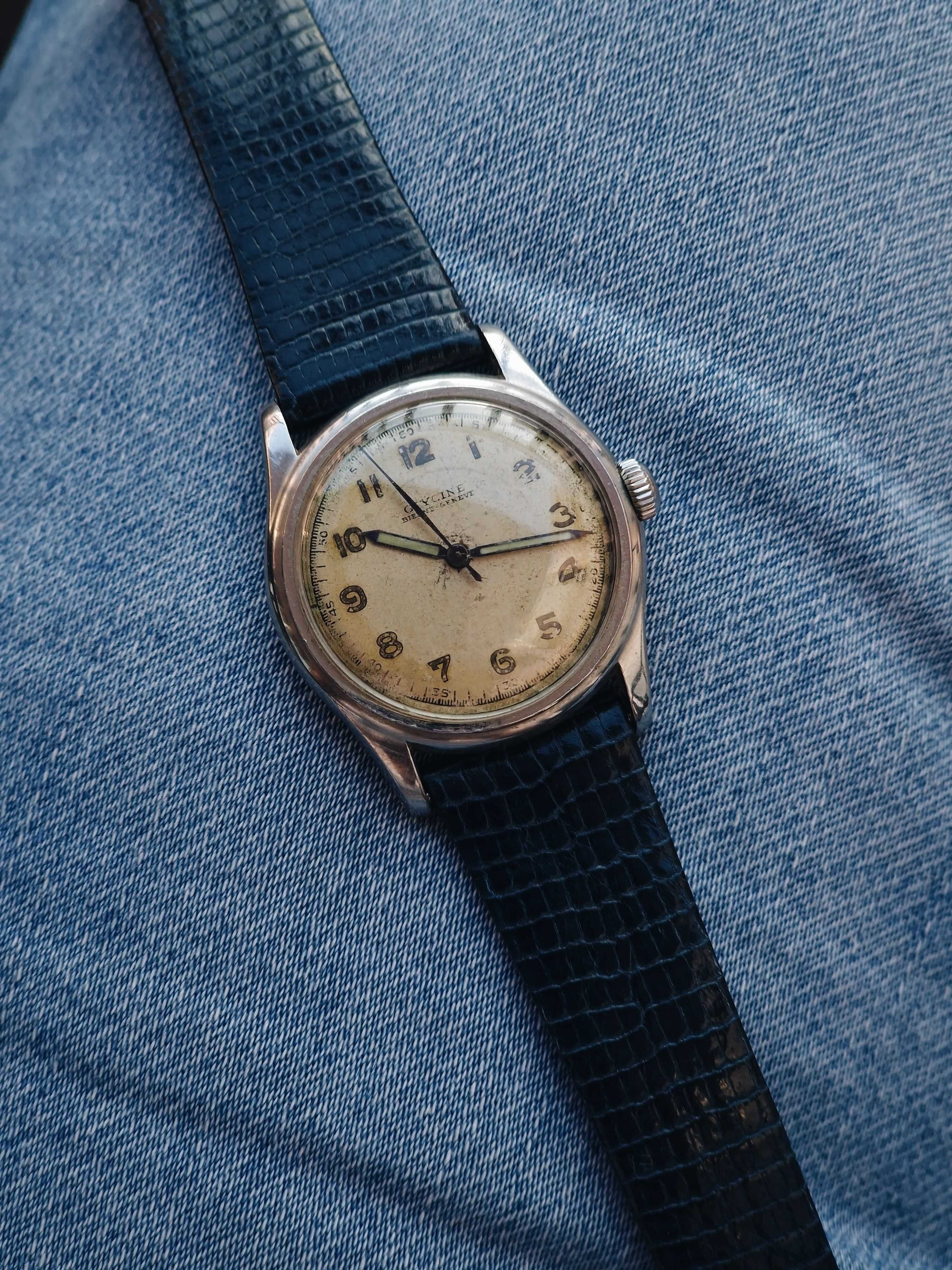 Glycine Bienne-Genève “Military” Model 171 | Anos 40
