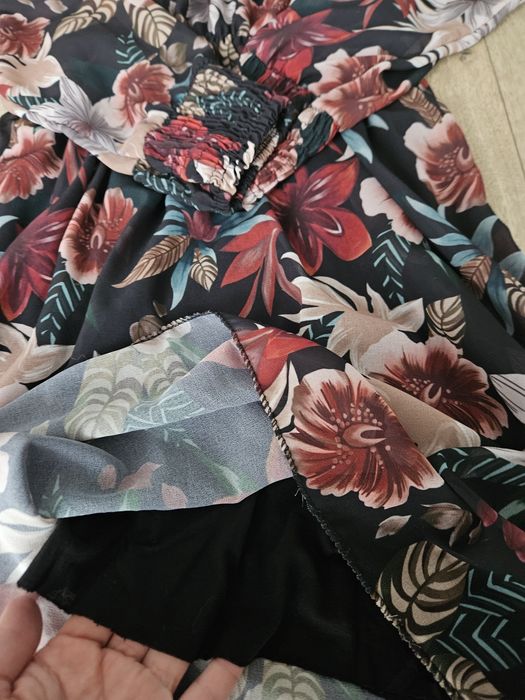 Paka ubrań Kardigany + sukienki damskie S