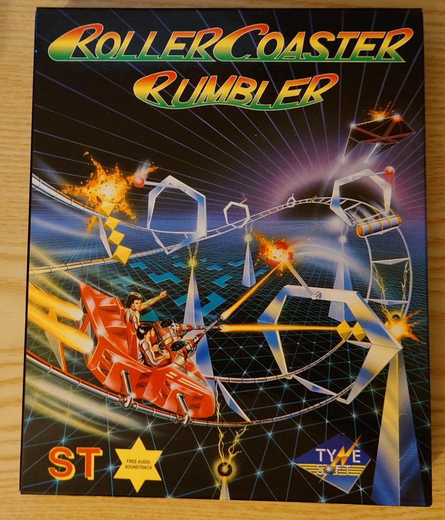 Gra ROLLERCOASTER RUMBLER - Atari ST -  Wersja Europejska