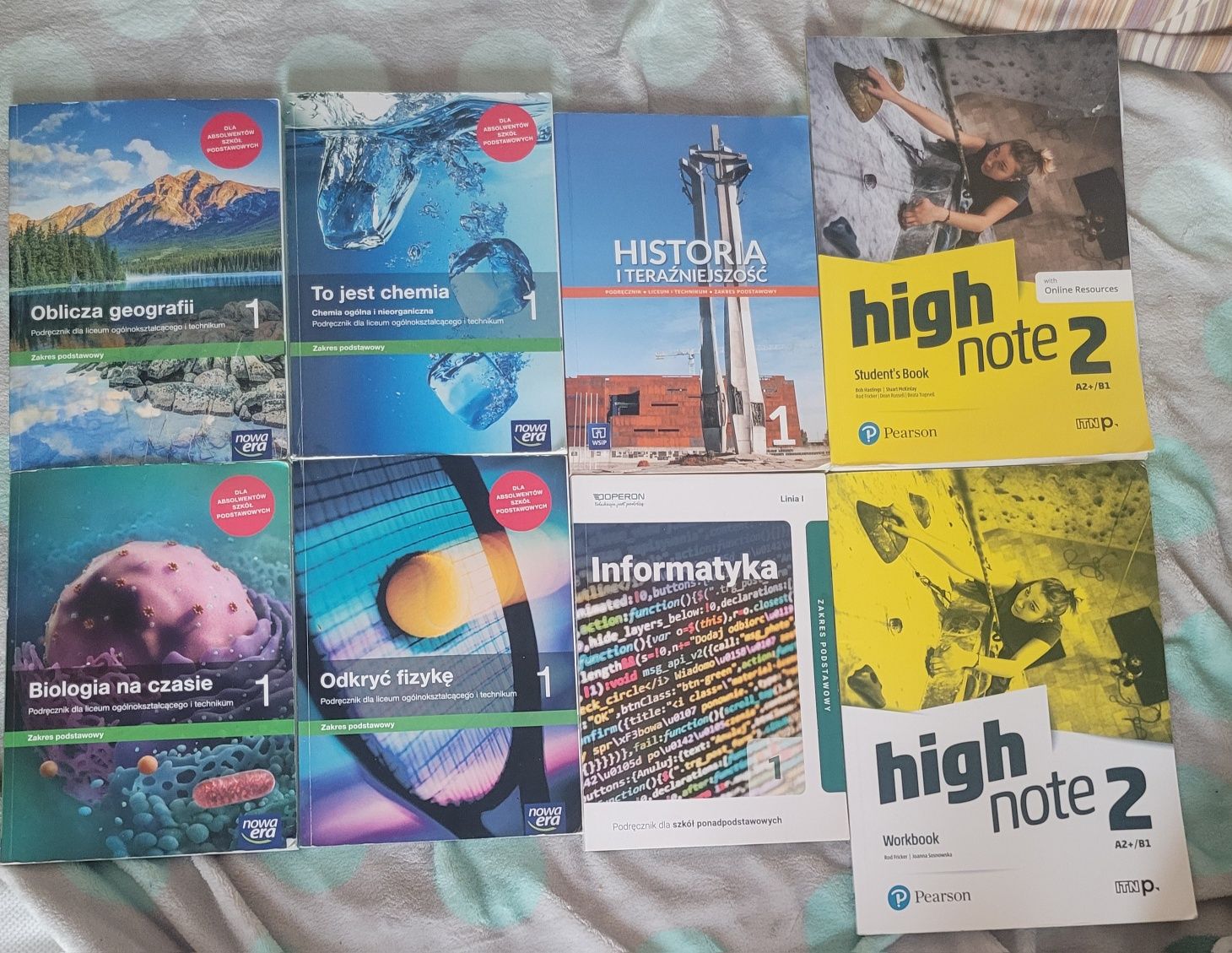 Książki do 1 klasy liceum