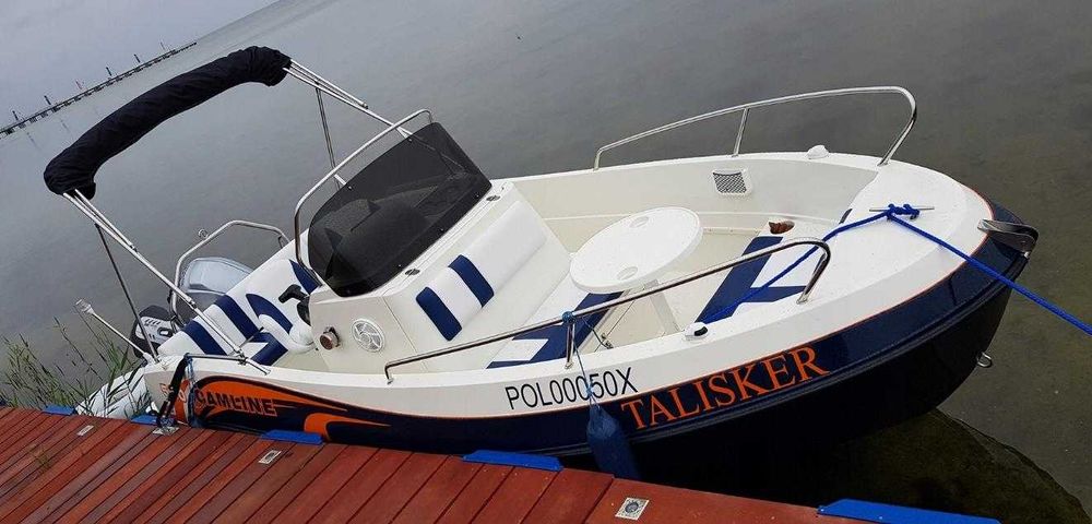 Łódka motorówka Camline 530 + HONDA BF100  + przyczepa KOMPLET z 2021r