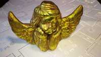 Anioł złoty figurka