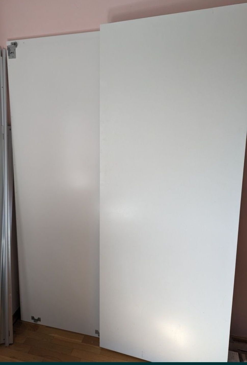 Drzwi przesuwne szafy ikea hasvik 150x236 biały mat