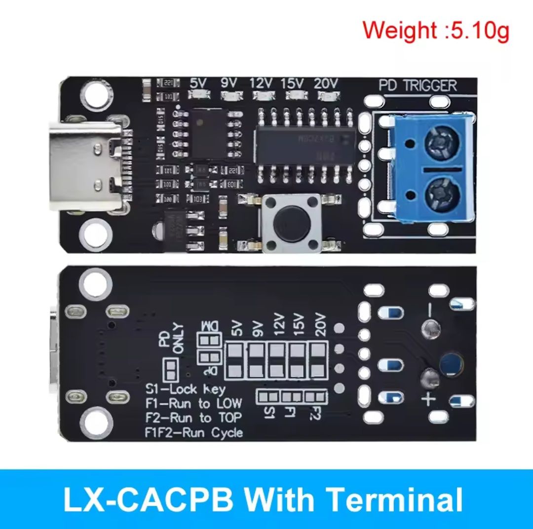 PD3.1 140 Вт USB TYPE-C PD Триггеры напряжения для приманки XT60 DC