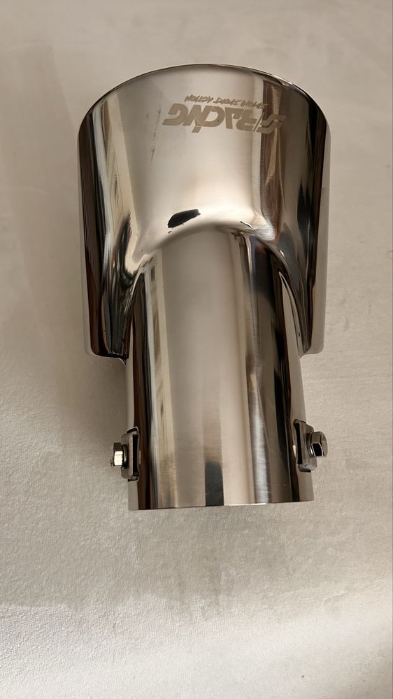 Ponteira escape , inox