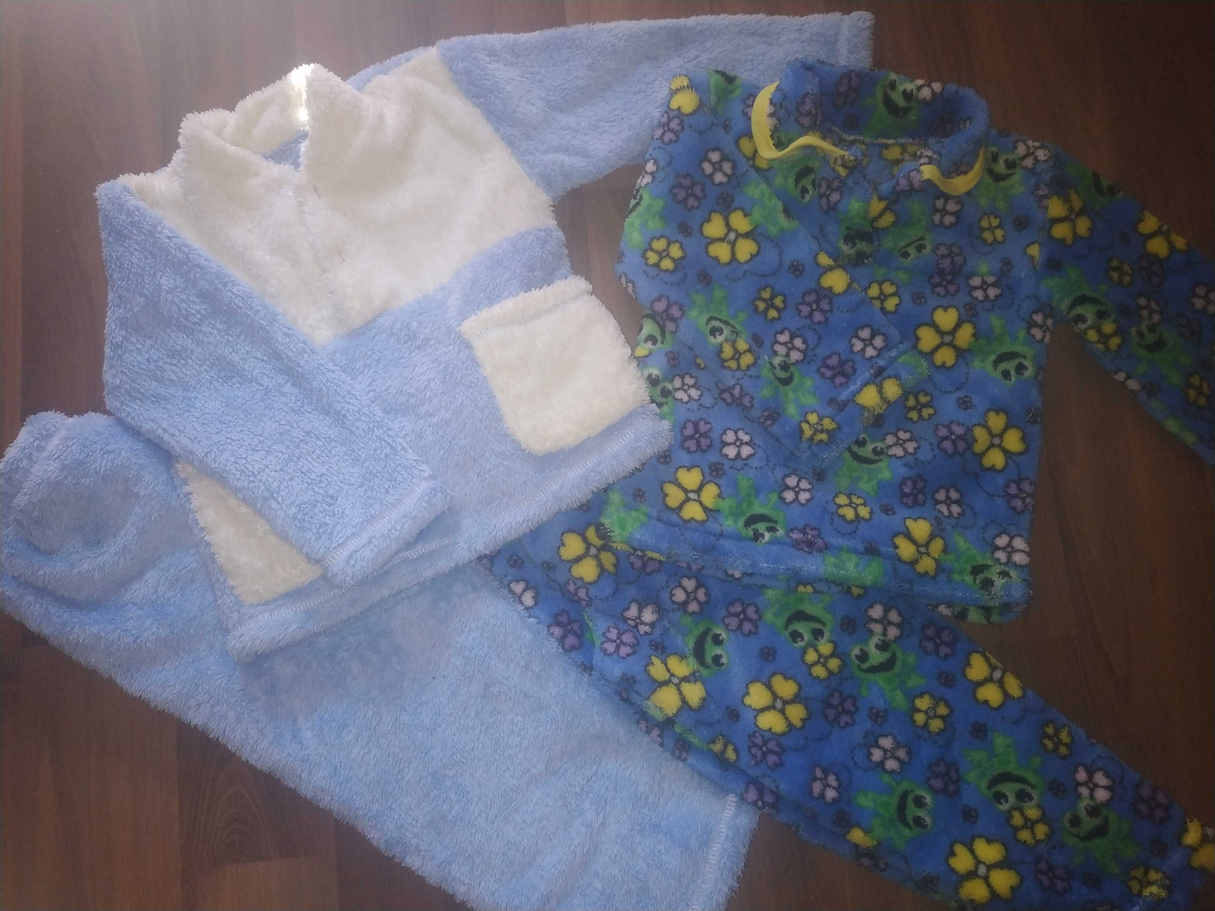 Пижама махровая и Халат для девочки и мальчика