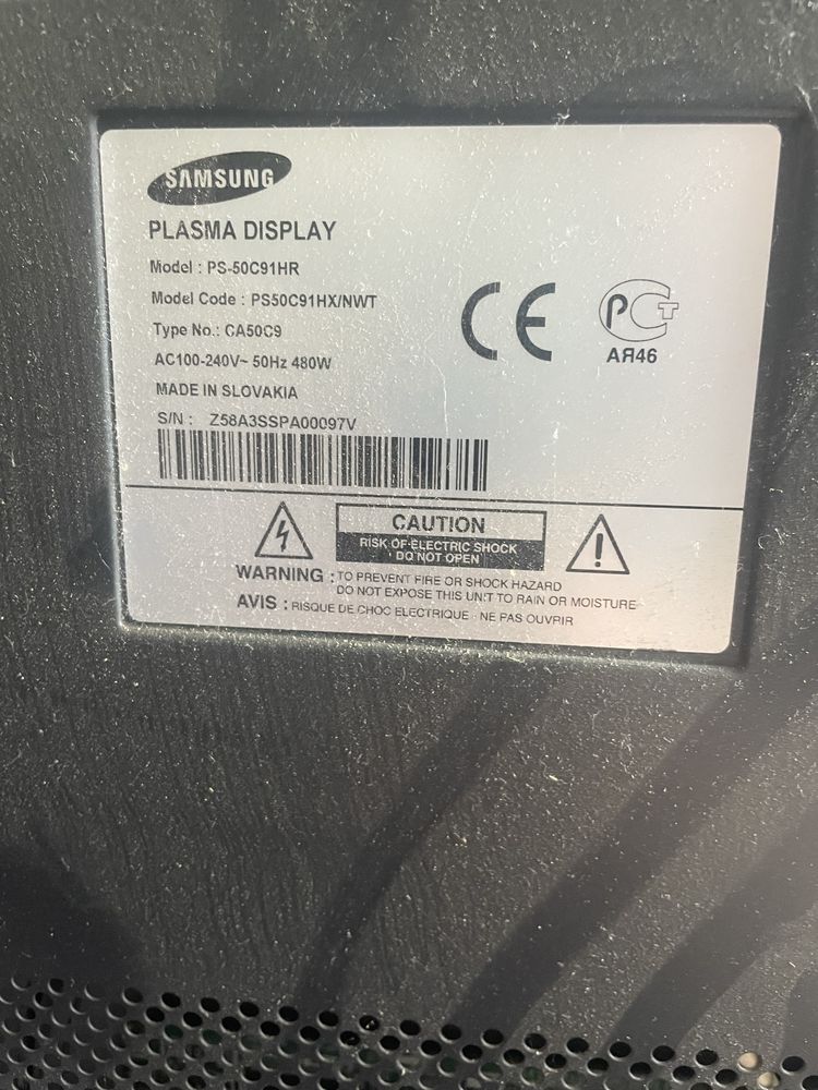 Плазма Samsung Display ps 50c91hr