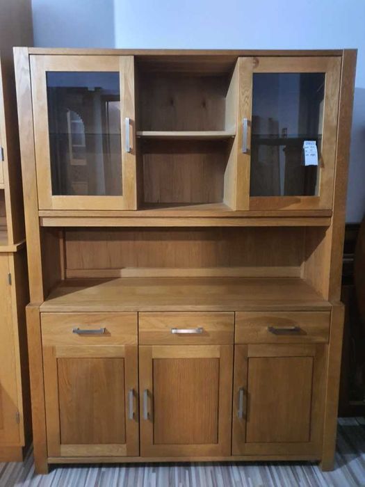 Piękny kredens drewniany dębowy nowoczesny masywny jasny FV DOWÓZ