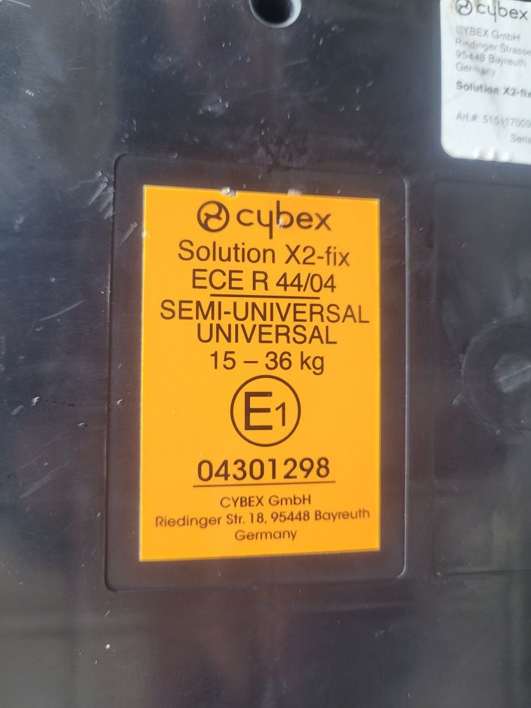 Cybex Solution X2-fix