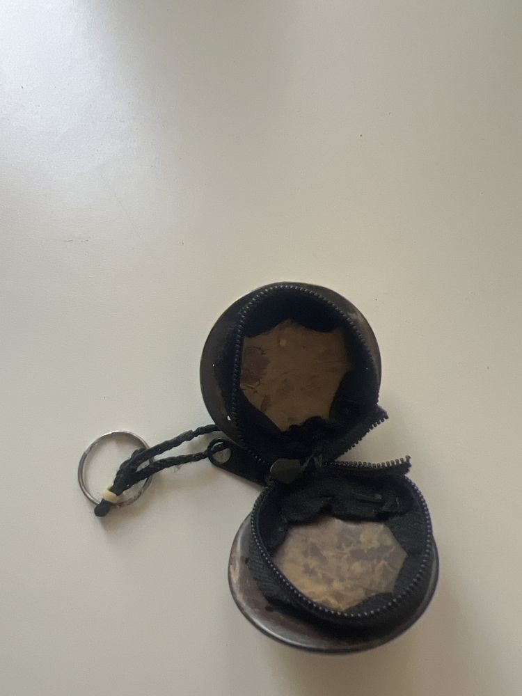 porta-moedas feito à mao comprado no mexico