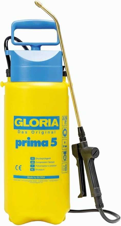 GLORIA Prima 5 Opryskiwacz ciśnieniowy, ogrodowy 5L