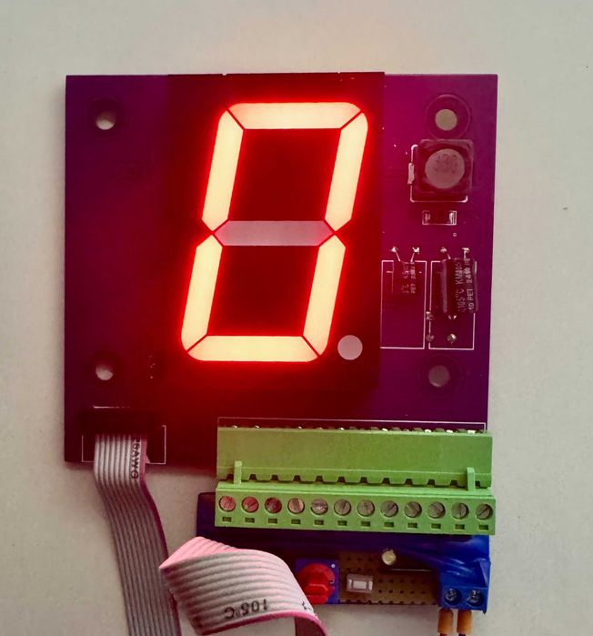 Wyświetlacz LED do myjni typu Ehrle. Myjnia bezdotykowa