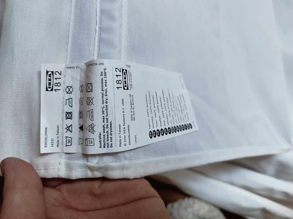 Cortina Ikea RingBlomma como nova