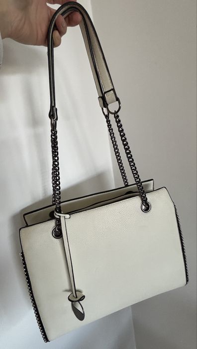 Kremowa torebka duża