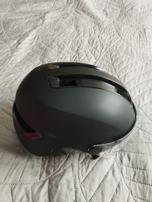 Nowy kask rowerowy ABUS Hud-Y ACE r. S 51-55cm miejski z wizjerem