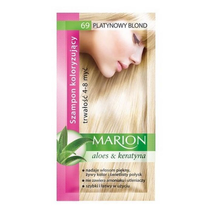 Marion Szampon Koloryzujący 4-8 Myć 69 Platynowy Blond 40Ml (P1)