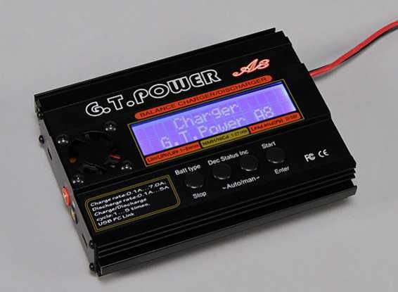 G.T.POWER A8;balanceador carregador baterias.Novo caixa