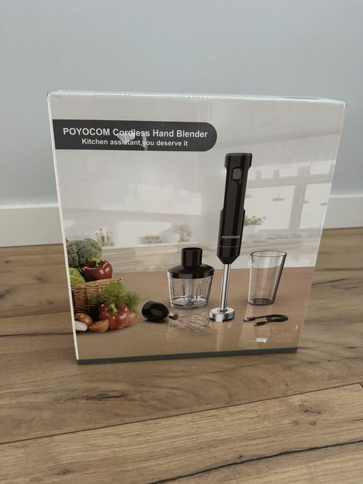 Poyocom Bezprzewodowy Blender Ręczny Z Pojemnikiem