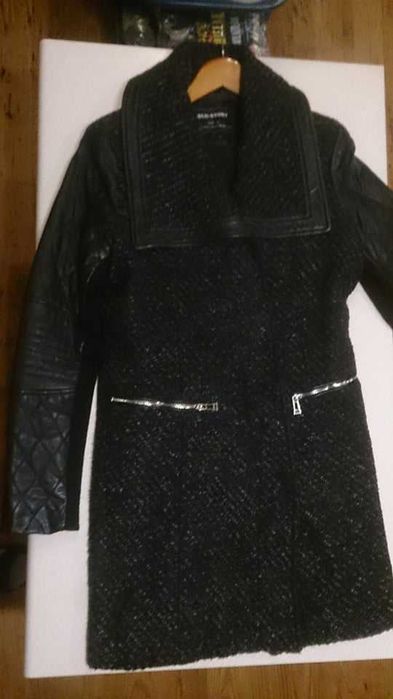 czarny płaszcz jesienny wiosenny Glo-Story r. L
