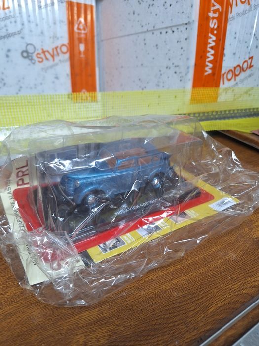 Moskvich 400 (1947) 1:24 Hachette nr 46 Kultowe Samochody PRL