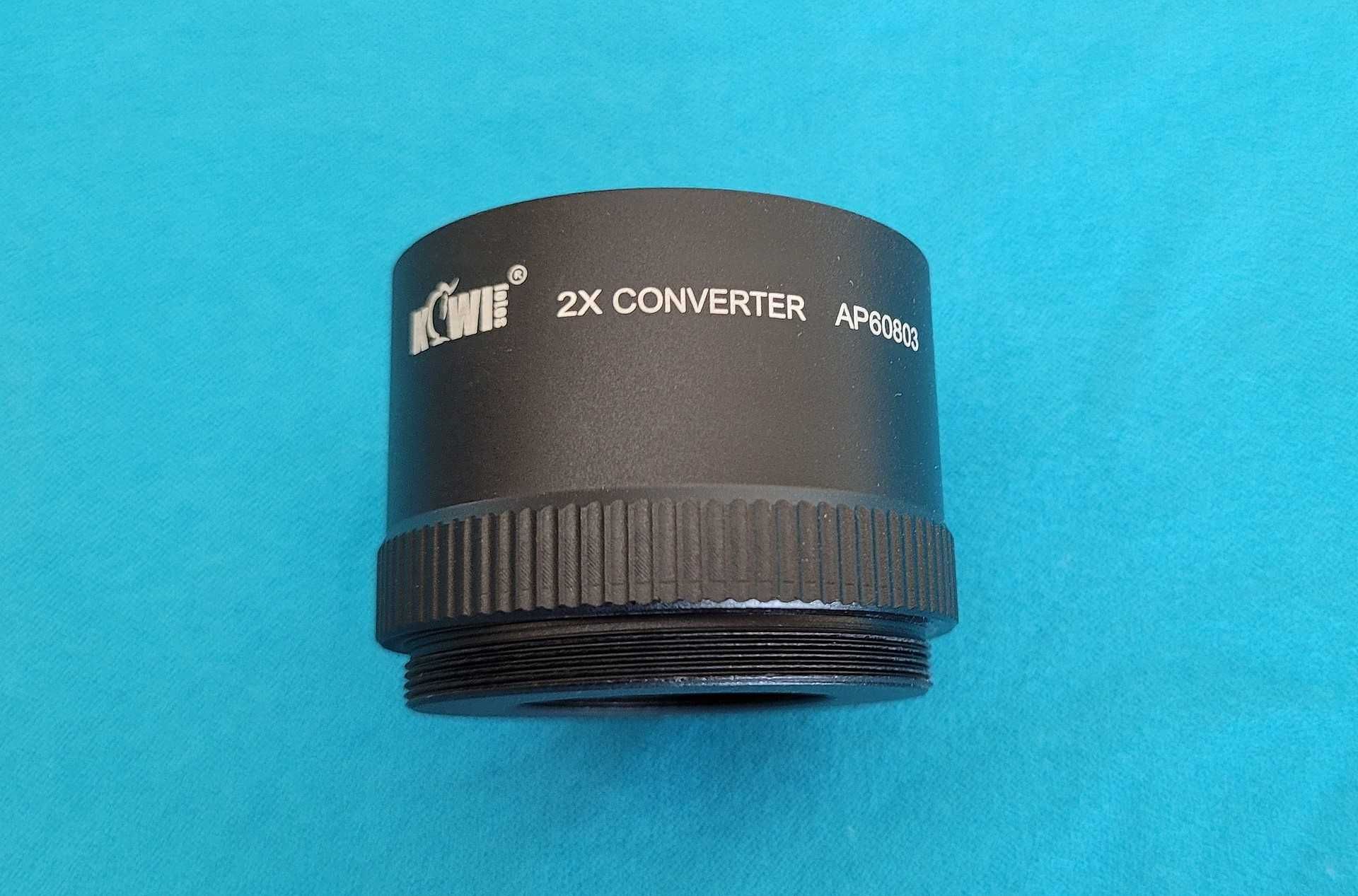 Konwerter Tele 2x do obiektywów z mocowaniem T2 (T-Mount) np. Samyang