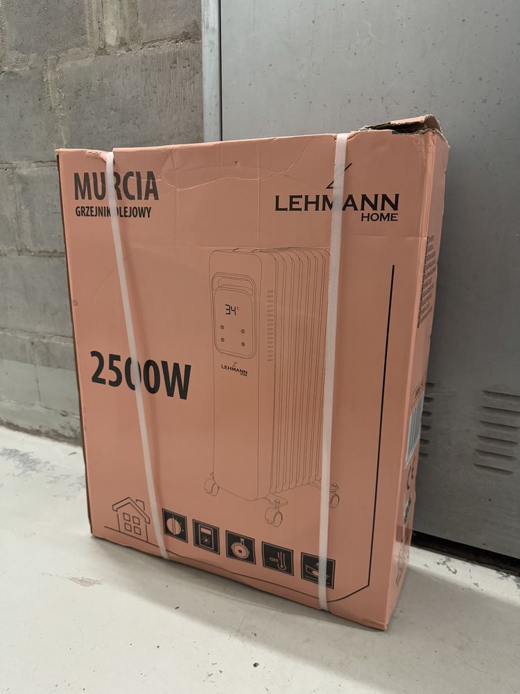 Grzejnik olejowy kaloryfer Lehmann Murcia 2500W czarny