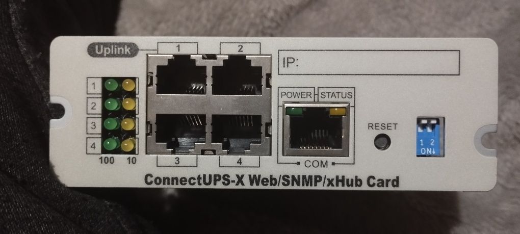 Карта управления адаптер Eaton Connect UPS-X Web/SNMP/xHub Card
