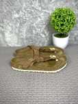 Birkenstock шлепанцы вьетнамки 39 размер женские кожаные коричневые