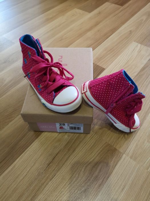 Trampki NELLI BLU NOWE 28 wisienki różowe dziewczynki