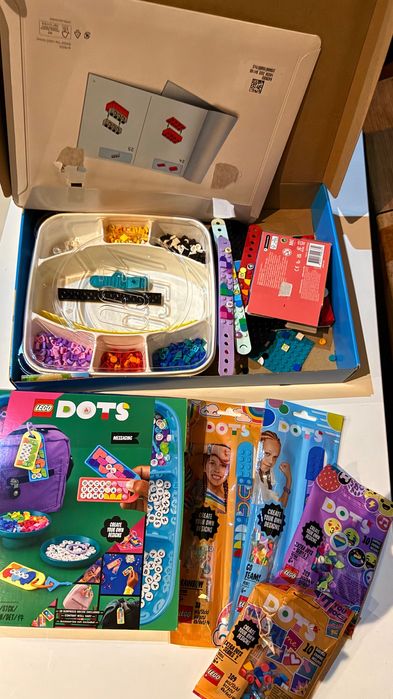 Kit várias caixas Lego dots