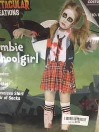 Zombie SchoolGirl  10-12 lat kostium  strój karnawałowy