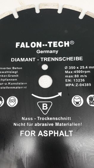 Диск алмазный асфальтный Diamant trennscheibe