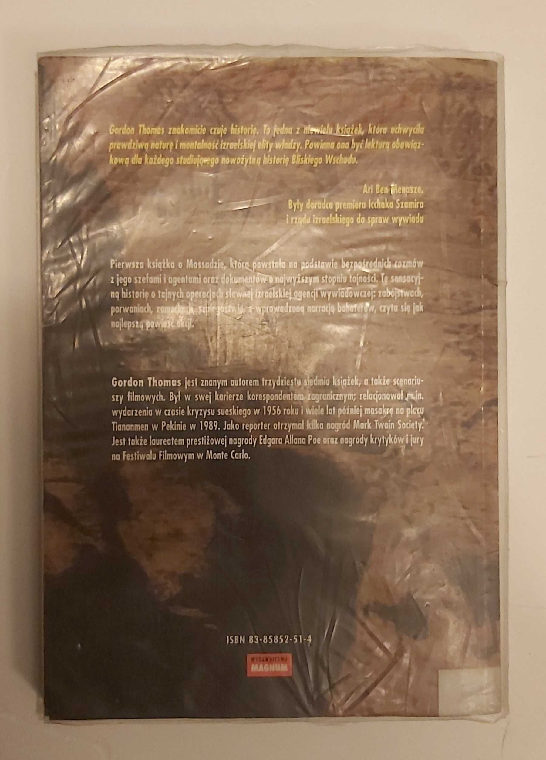 Szpiedzy Gideona Tajna historia Mosadu Gordon Thomas IZRAEL