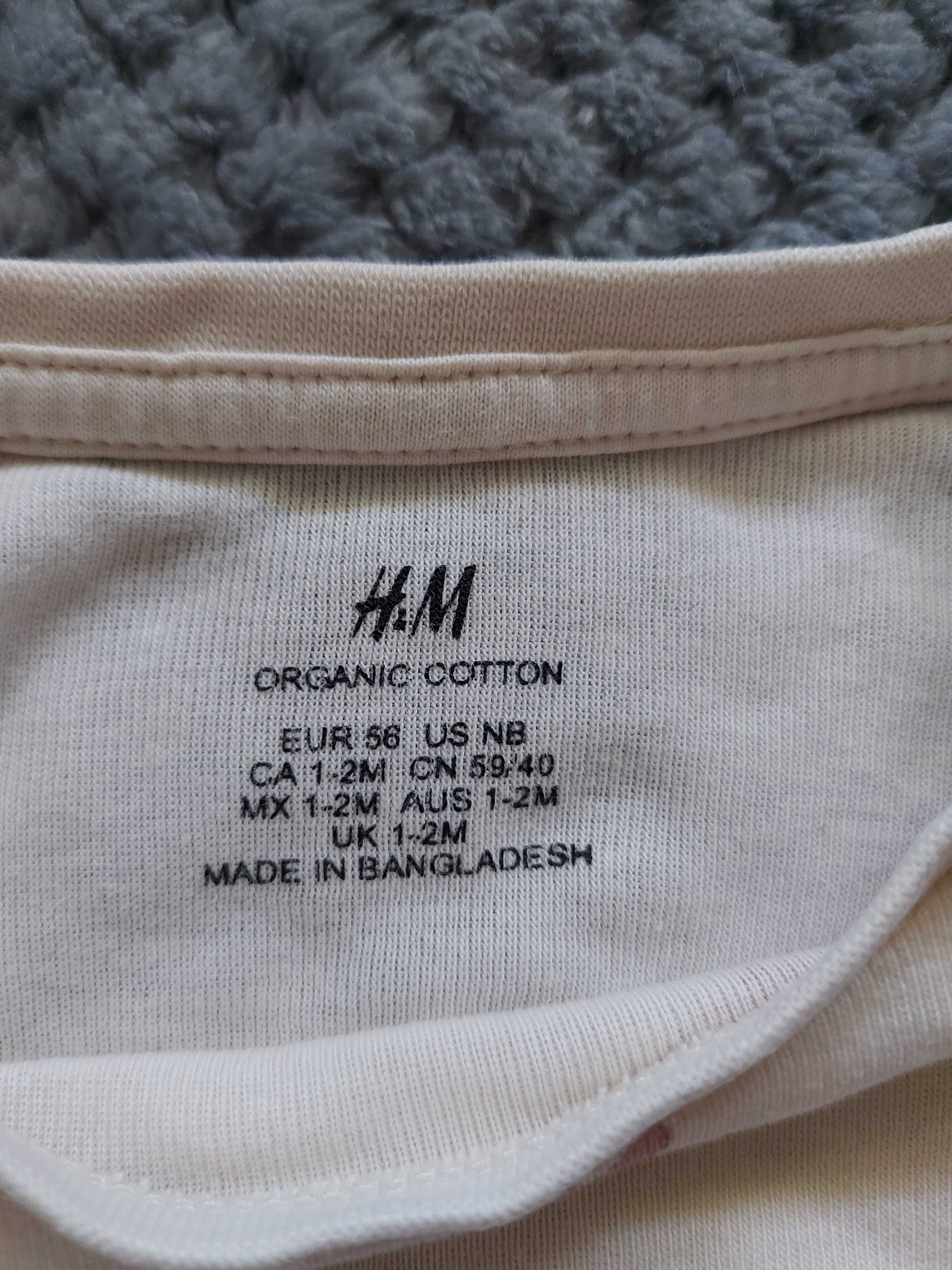 Komplet H&M HM z bawełny organicznej 56