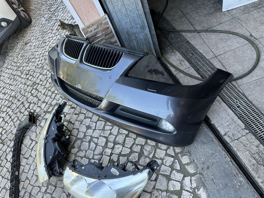 Bmw e90 e91 citroen c4 Parachoques farois frente fibra reforço grelha