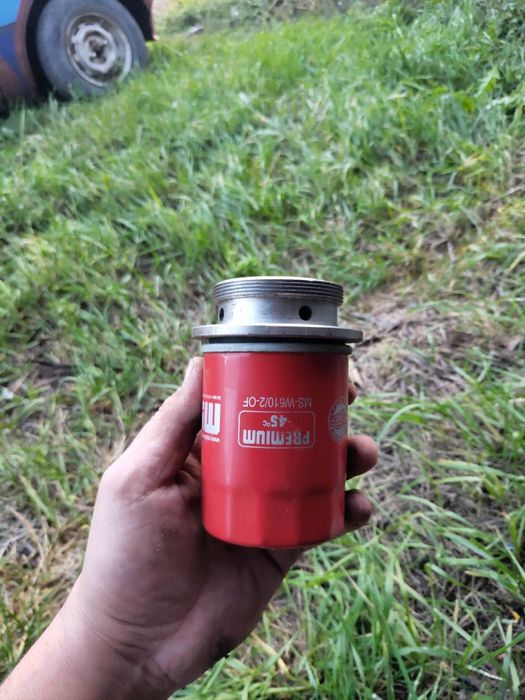 Фильтр выносной на мотоцикл тяжелый Урал. Фильтр автомобильный