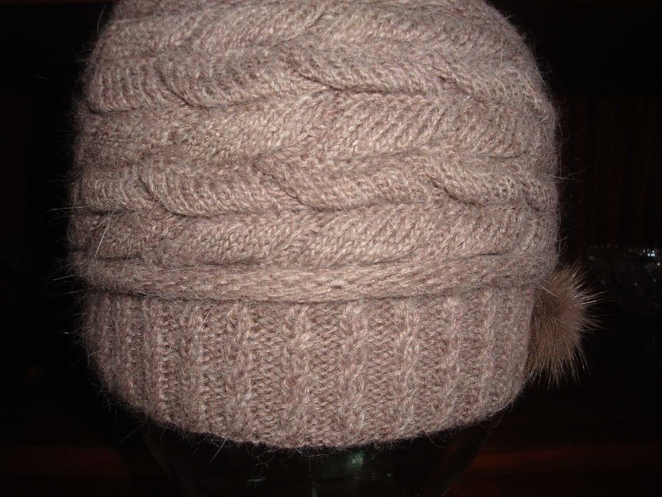 Новая шапочка женская двойная