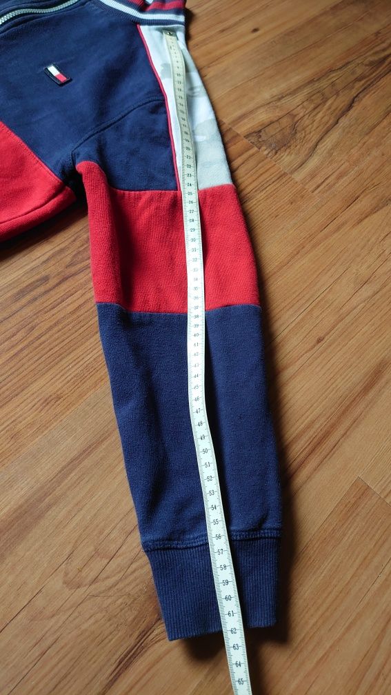 Tommy Hilfiger Bluza M 12/14 Granat Moro Chłopięca Damska na zamek