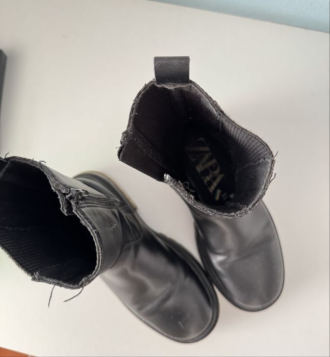 Шкіряні черевики на дівчинку 31 розміру