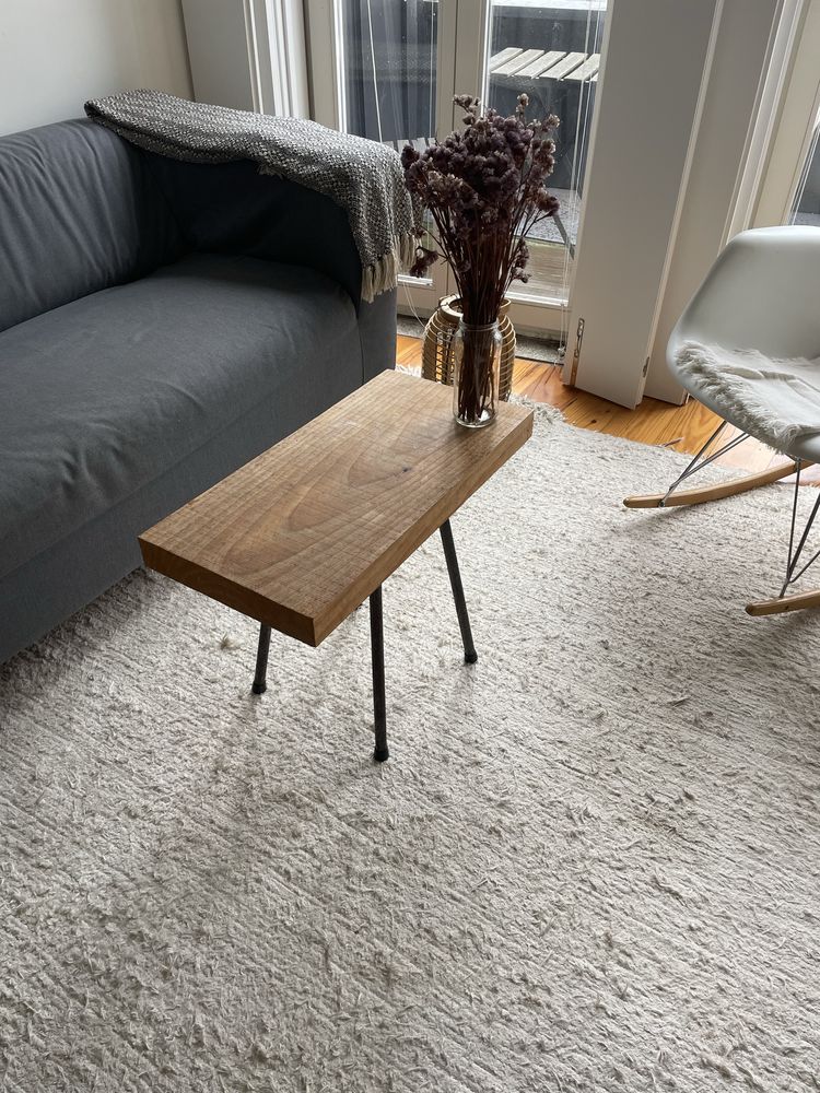 mesa de café de madeira