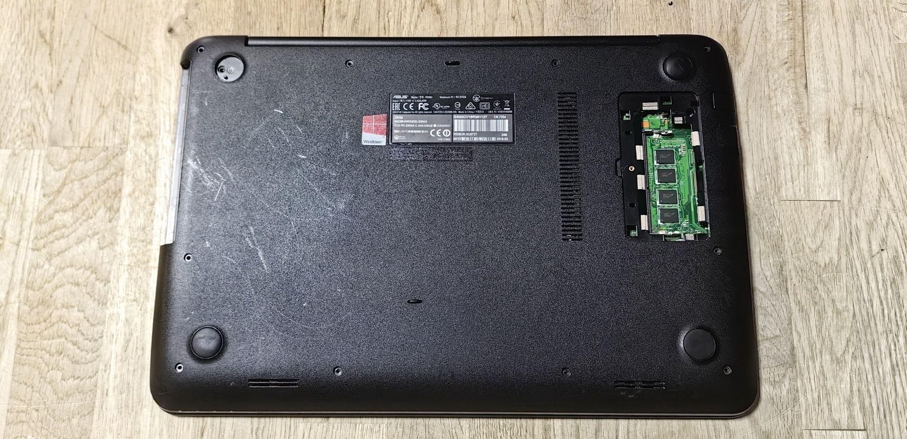 Ноутбук Asus R558U/i5-6200U/Ram 4Gb/HDD No/Video 2Gb