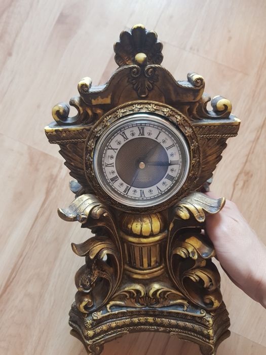 Zegar kominkowy ,stojący 31cm Quartz