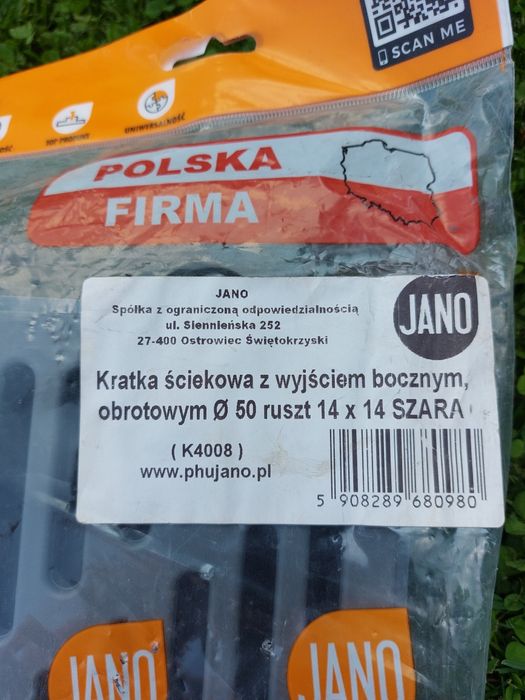 Kratka ściekowa z wyjściem bocznym