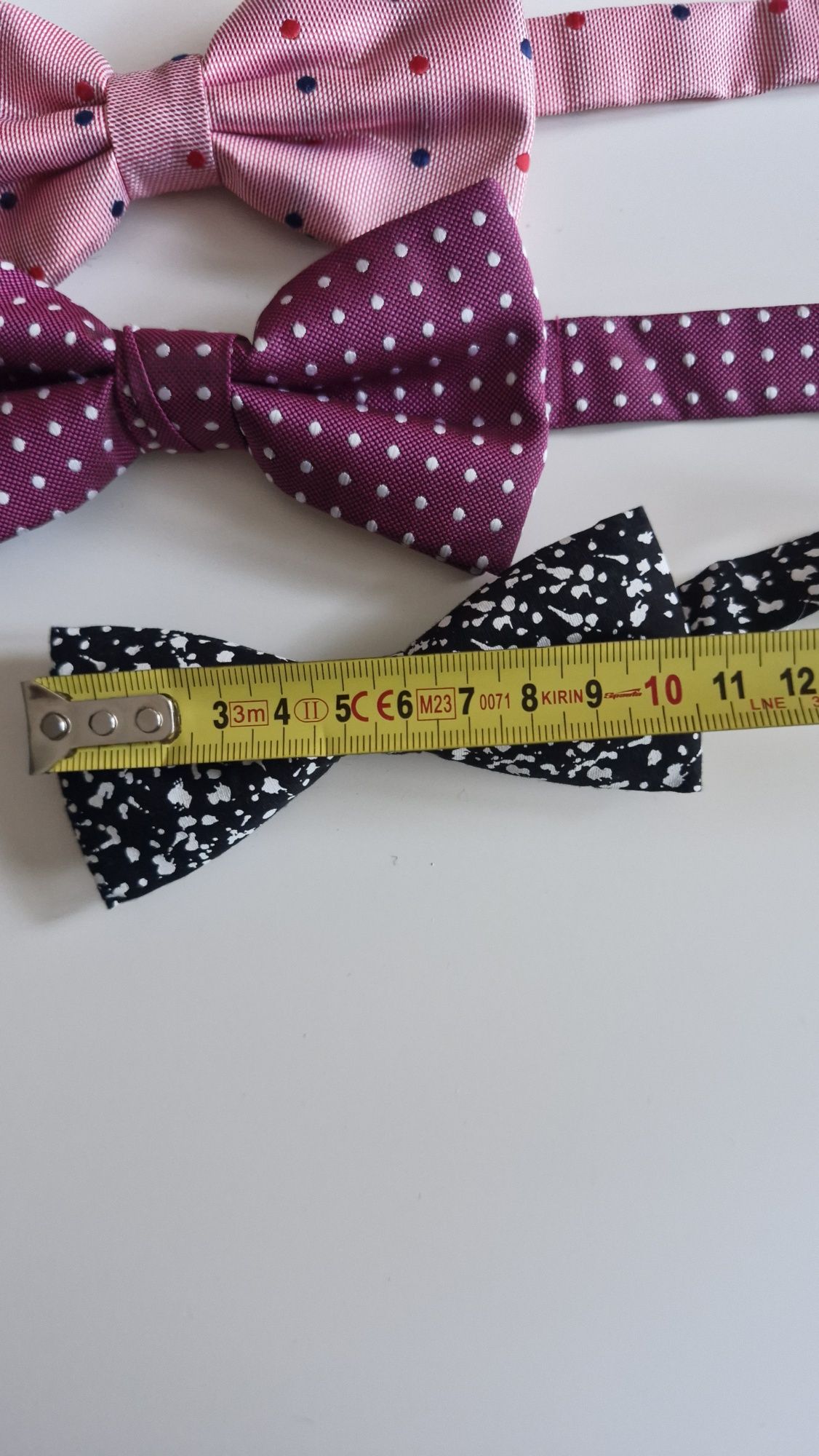 Muszka mucha garnitura koszuli wzor czarna biala elegancka codzienna c