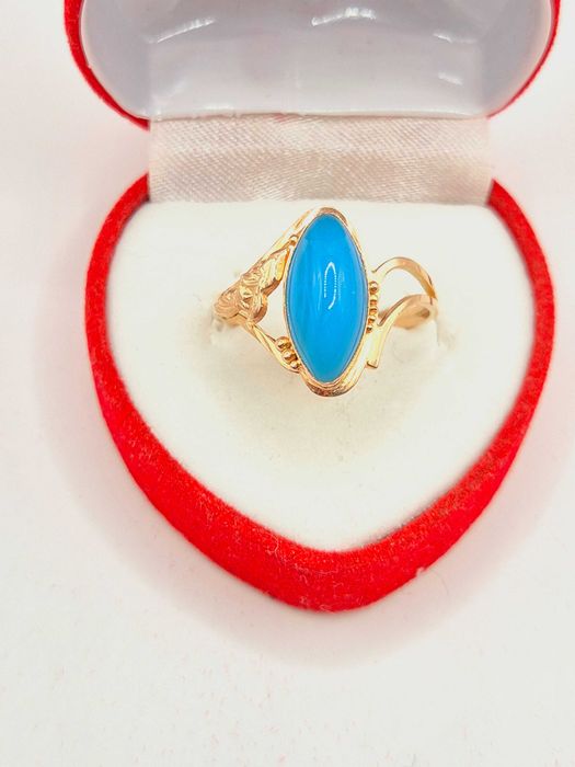 Duży Stary Złoty Pierścionek pr.585 (14K) 10/10